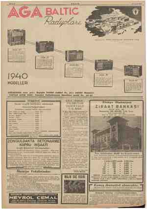 AGA 61 Pala bri Gür a b vs bm dim e ve aş ee yn by ma a Sil vb ADİN den iiian m Örme MODELLERİ AKŞAM 13 Şubat 1940 İmameli