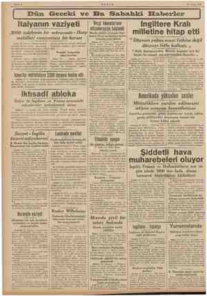  AKŞAM 25 Mayıs 1940 e —— Dün Geceki ve Bu Sabahki Elfaberler İtalyanın vaziyeti Vergi kanunlarının müzakeresine başlandı 3000