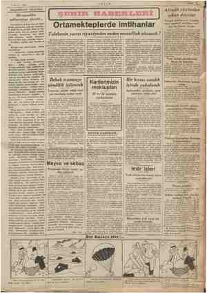    5 Haziran 1940 —— — “AKŞAMDAN AKŞAMA —AKŞAMDAN AKŞAMI Mirasyediler saltanatına elvedâ... Gazetelerden birinde obum Wi...