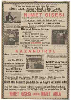  AKŞAM Türkiyenin en cömert ve en verimli piyango gişesi neresidir ? Bu suale, bütün memleket halkı bep bir ağızdan cevap...