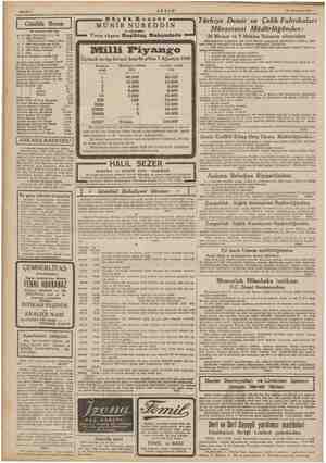    | Günlük Borsa (39 Temmuz 1940 Salı) * 150 1938 Türk botcu LIL UL. » » 1988 ikramiyeli » » 1983 ikramiyeli Ergan ABC. » 1