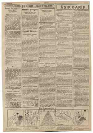 T Ağustos 1940 AKŞAMDAN AKŞAMA | A emmi Sanayi Kaf dağında, ziraat gayya kuyusunda! Bursalılar dâd bir, feryad iki: — Domates