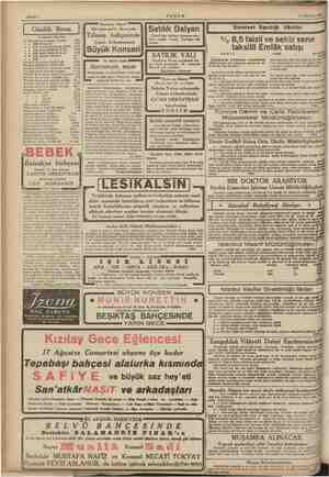    14 Ağustos 1940 Emniyet Sandığı ilânlârı i Sahife 4 Günlük Borsa i 13 Ağustos 1940 Salı 750 1938 Türk boğcu 1. 1. YEL 1833