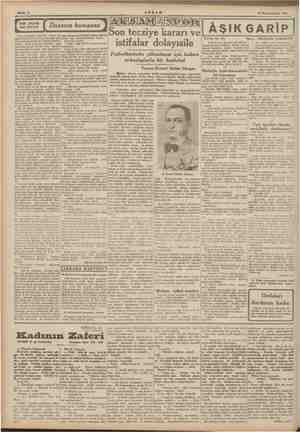    18 Kânunuevvel 1949 BER AKŞAM BİR HİKÂYE Dayının komşusu Genç sanatkâr Mahmud Maeld bu| yani komşunuz Kadriye haber...