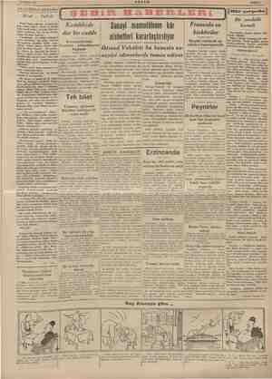  21 Mart 1941 i İfrat - Tefrit Kadıköyde dar bir cadde Kadıköyünde  Altyol kadar yıktırılacak, cadde Tek Tramvay işletmesi...