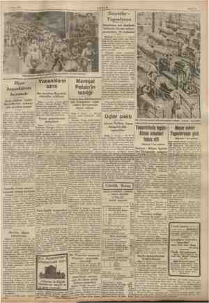  19 Nisan 1941 Mısır başvekilinin beyanatı rp çölünde İngiliz kuvvetlerinin mikdari gün geçtikçe artıyor Amerika kimya sanayii