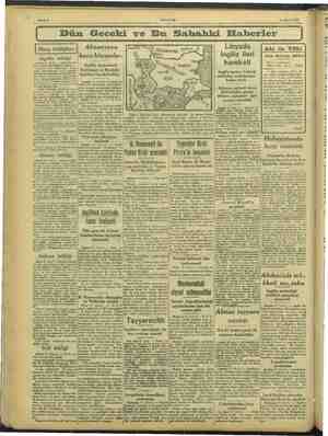 AKŞAM . 18 Mayıs 1947 Dün Geceki ve Bu Sabahki Efaberler İ Libyada ingiliz ileri | Asım Baban yili yünleri “| iğ din yemi...