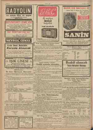          12 Ağustos 1941 :Mer yemekten. z ke Üz defa muntazam BOZKURT- EMLAK Günbegün faaliyet sahasını genişletmektedir. 30