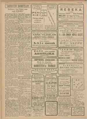  anma e PK Sehife 4 | TARİHTEN SANIFELER (İl (per man) TURAN Sadrâzam Said Halim paşa Sinemalarında bozün matinelerden...