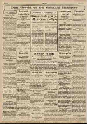  ARNŞAM 18 Nisan 1942 (İ Dün Geceki ve Bu Sabahki Haberler ||| Smolensk cephesinde Alman tebliği muharebe İtalyan tebliği...