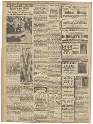       1942 Tiyatro edebiyatı || Günlük Borsa 3 aehifede) (Baş tarafı Salı olan ANTON WOHLBRUCK'un şaheseri Tehlikeli Mehtap