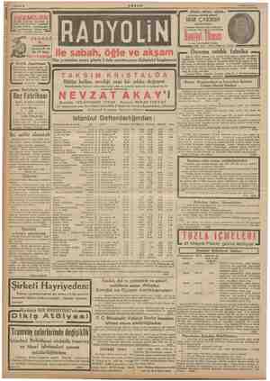  AKŞAM ? 38 BAAYIS 1938 MÜJDE... MÜJDE... MÜJDE... Yenikapı: SANDIK BURNU MiM I ÇAKIRIN m li esl a ih e ; Her akşam 808...