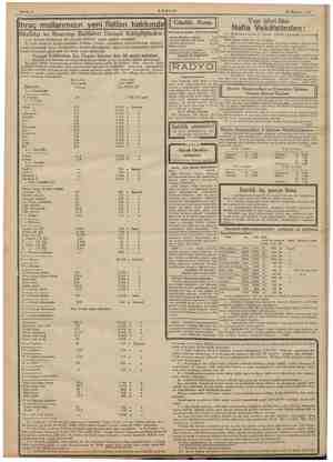  Sahife 4 AKŞAM Ihraç mallarımızın yeni fiatları hakkında Ithalâtçı « ve Ahracatçı Birlikleri Umumi Kâtipliğinden : umaralı
