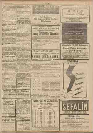    21 Kânunuevvel 1942 o Kiralık » Satilik | 300 ira ücretli bir dahiliye ütehassısı —ii YERLi MALLAR PAZARLARI — Müessesesi