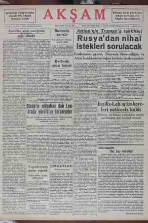    Istanbul radyoevinin temeli dün büyük törenle atıldı Kömür fiati yüzünden çıkan anlaşmazlık bugün halledilecek Sene 28 ——