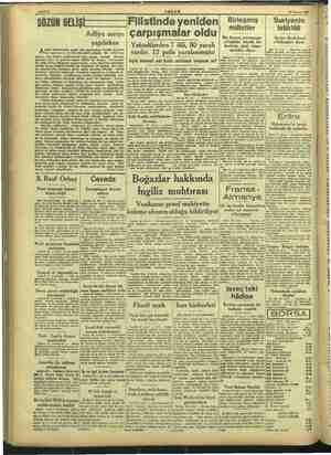    i Sahife 3 amşal 27 Kasım 1945 SÖZÜN GELİŞİ Filistinde yeniden; Birleşmiş | Suriyenin Adliye sarayı çarpışmalar oldu...