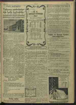  ia 2 şiş ? ) 25 Şubat 1947 AKŞAM Sahife 7 Paris mektupları Yabancı muhabirler için hafta toplantıları Sontoplantıda Dışişleri