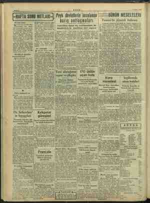    Bahife 2 ZKŞAM 17 Mayıs 1947 (HAFTA SONU NOTLARI) 50 sene sonra İN a «Dhin nez — «söyleşi» yazmış. tar iii değil de ei...