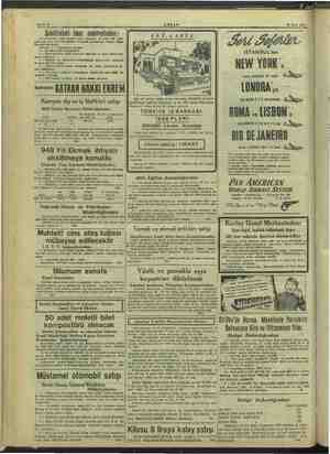    Bahife 8 AKŞAM 20 Ocak 1948 1 Şehitlikleri | imar ,somivetinden : 15) 4EY,4 ARSA iğ ; EE a Sam Balan aş emsan eler ai alin