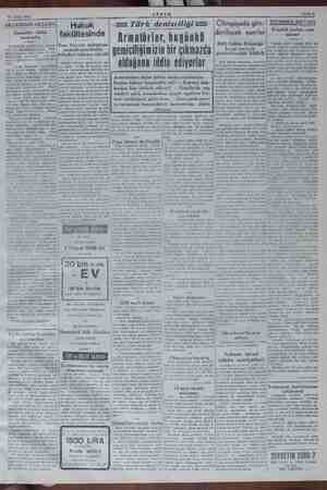  20 Şubat 1948 AKŞAM Sahife 3 AK$AMDAN AKŞAMA| Gazeteler itidal nsurudur Geçenlerde gazetemize muhte- rem bir rey eg geldi.