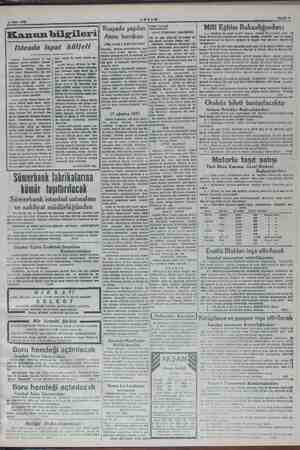    ARR 16 Mart 1948 AE SAM Sahife 7 li Kanun bilgileri Rusyada yapılan tom bombası Milli Eğitim Bakanlığından: mii e edildiği