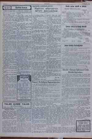    AKŞAM 28 Haziran 1948 Sahife 6 MAHKEME KORİDORLARINDA: (Kiralık gazino mahalli ve dükkân) “wİ) o Sahtekoca | i BİR HİKÂYE