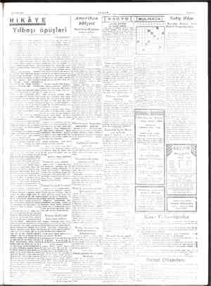    12 Ocak 1949 AKŞAM Sahife 7 HİKÂYE Amerikan "TRADYOJ)|JsuLmaca| Satış ilânı a Bu ukşamki Brogrmis bütçesi ANKARA RADYOSU