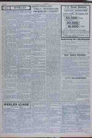  AKŞAM 15 Mayıs 1949 , Sahife 6 MAHKEME KORİDORLARINDA: 5 iye ww | OTELCİ e T.C. Ziraat Bankası ale Vapur iskelesinde ilik.