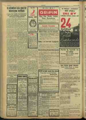    İ Sahife 8 AKŞAM 22 Haziran 1949 Iş adamları için yeni bir SEMEN tertibatı biri cari e pların: tetkikinde televizyon...