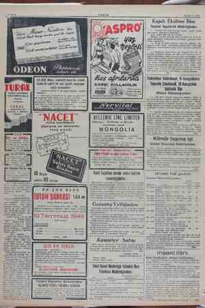    Sahife 8 « ODEON SÜRÜK Sraclırl ÖK: ai ALAJLA iyasa, nemi RİMELERİ ÖKSÜRÜK ve BRONŞİTİ GEÇİRİR nde li 115 numa- — 1935...