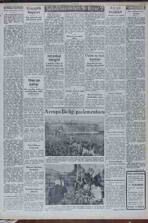    22 Ağustos 1949 Akşam Sahife . - Di z , Okul çağından evvel ocuk EMEN aylığı Normal Bu vaziyette iki yol kalı- yor: Çocuğun