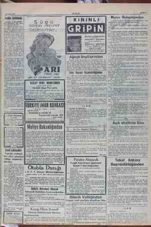      “16 Ekim 1949 Sahife 7 Fatihin Çiniliköşkü ray parça- larından bir ço) ok e vardır. Bunların de şü aza ve EK araya nazır