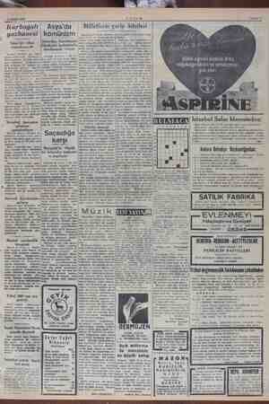    11 Şubat 1950 AKSAM Sahife 7 Kurbağalı gazhanesi Yeni bir cihaz 1 snarlanac ak Anadolu cihetinin gaz yacını temin eden ai