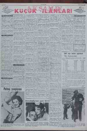  Sahife 8 14 Temmuz 1950 SATILIK DENİZ al — w| ucuz FİATLI LIK ml. YOR ADANAN na IK YALI —| CİHANGİRDE — Sormagir soka-| ACELE