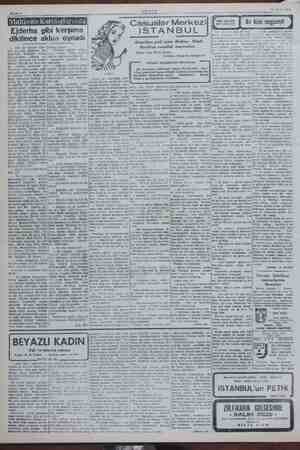  SM MN A A A MA 1950 | | i BER ASSAM İ il i Casuslar Merkezil & öm | Bir kızın sergizeşti Ejderha gibi karşıma ISTANBUL “lü l