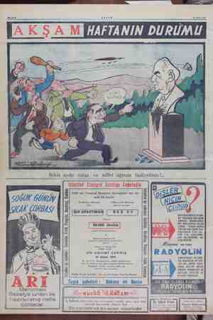    Banite 8 AKSAM 30 Ocak 1951 Aİ İLİNİN in Mercimek Bezelya unları ile Beşiktaş, Kadiköy istanbu! iç şubeleri: Eminönü ,...