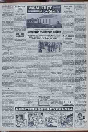  31 Ocak 1951 .—— —— — «Hele adam ol!» AKSAM Ml Avukatlık stajı Kimyevi madde istifçiliği Sahife 3 Ümitlerin aksi ellisi Dini