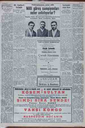    MMA MM 21 Nisan 1951 AKŞAM Sahife $ e amman amma Et fiatleri Pehlivanlarımızı yolcu eitik Hapishanedeki sekr, za Milli...