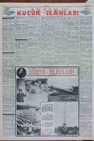  AKŞAM 19 Ağustos 1951 DOLAYINİYLR yi 5 Kaiiohizdilik — Paris Ki Sanatlar seneki demisi büyük de pan See ler ismin; a ver- Ni