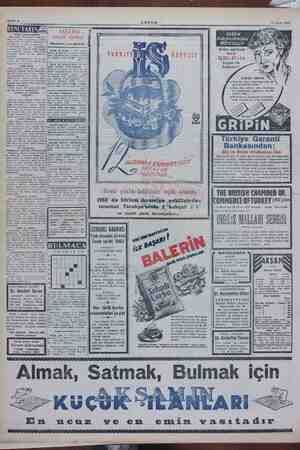  Sahife 8 AKŞAM 21 Ocak 1952 AKŞAM'ın : TÜRK ANSİKLOPEDİSİ “ie YA Mil Eğitim Bakanlığını bap me) HÜÇÜk ilârları a İopedi min