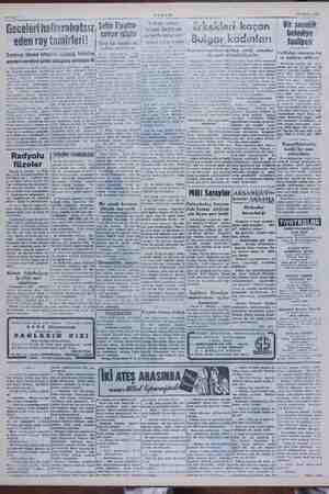    Böhite 4 e — : i | Şehir Tiyalro- Geceleri hali sunun ıslahı üz lr 10 Nisan 1957 leri ilce çan | Bir senelik — 2 aola...