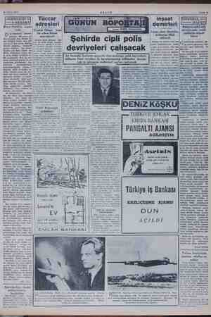    80 Mayıs 1952 AKŞAM Koca in yapici DE ün ali fethetti- imizin 499 uncu yıl dönümüydü. vali e bi a iduğun halde «İhih Tüccar