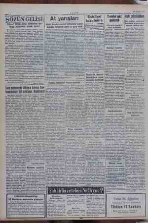  2. 25 Ağustos 1952 -... yüzünden müfettişi encereden intihar etti Trenler geç gelecek 3 katarın saat Eskileri tazeleme At...