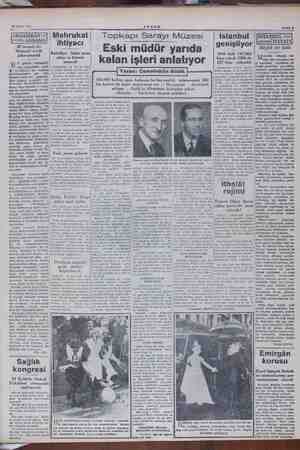    “21 Eylül 1952 AKŞAM 30 senede bir Osmanlı tarihi dık çıkarama: pi . . aarifin inkişafı, yur- ür i kalan işleri anlatıyor