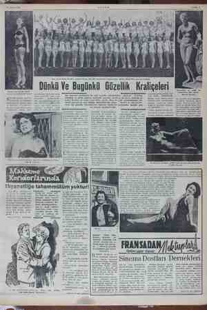  15 Ekim 1952 Son olarak Palm Beach'te Geçen sene Avrupa güzeli se nalı Hanni Se anı Kuusela'dan sonra her haftı li e her...