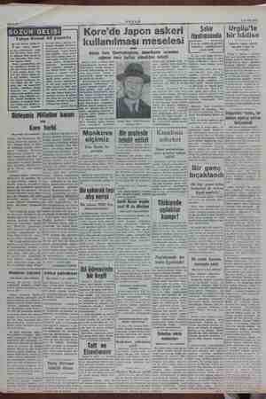    3 Aralık 1952 , i Şehir ürgüp'te Kore'de Japon askeri tiyatrosunda |bir hâdise kullanılması meselesi ii Kore Güriüileineni