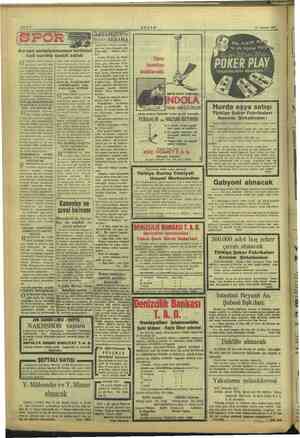  YA A Z — a Fnselker ea ÖÜ K Kİ h. KK / , ge AKŞÂM 23 Haziran 1953 ( aş ftarafı $ üncü ;ilcdc! w bu, diye hemen yola Avrupa