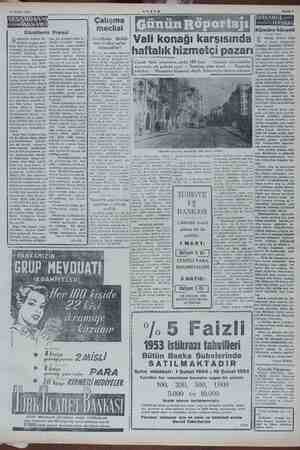    7 Şubat 1954 Çalışma a ” meclisi Kömüre hücum! Dürzilerin Prensi Balçenin Ankara Ge Gin ME le şi be SL Belgi Vali konağ ı