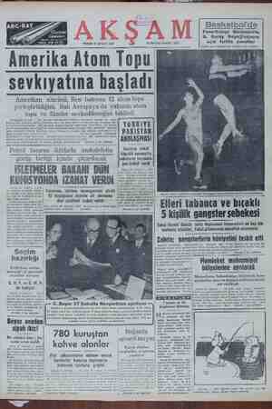    PAZAR 21 ŞUBAT 1954 KURULUŞ TARİHİ: 1918 Basketbol'de Fenerbahçe “Modasporu, G. Saray Beyoğlusporu açık farkla yendiler...