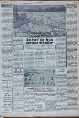  28 Sbuta 1954 VE Bunun, neticeye simi da sene halkı tarafa al de sefer- ler buz buzlarla kaplı Boğazı seyredenler Boğazda buz
